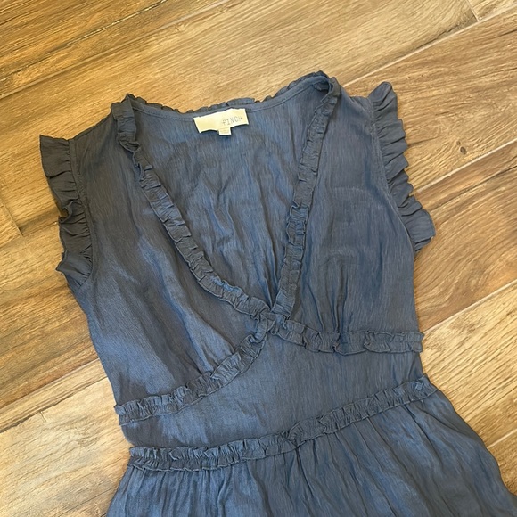 Pinch Blue Ruffle Mini Dress - Picture 2 of 3